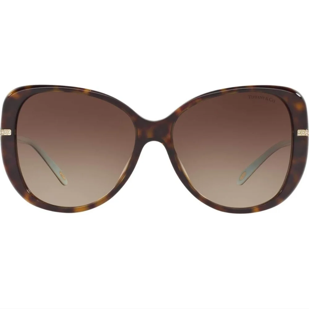 Tiffany & Co TF4126 Sunglasses Infinity Havanah Cat Eye Luxury Designer #123 - Picture 2 of 9